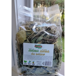 WYPRZEDAŻ !!! Alegia Natural ZIELONE ZIÓŁKA DLA KRÓLIKA 100G termin 01.11.25